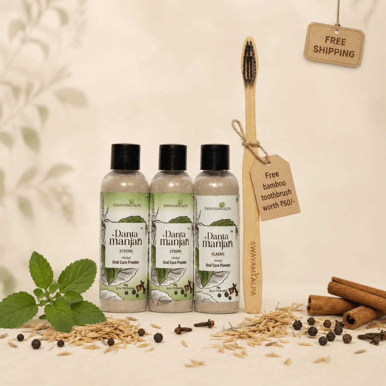 Danta Manjari Classic 1 Bottle + Strong 2 Bottles